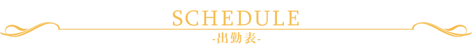 SCHEDULE-出勤表-